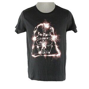 Star Wars Shirt 5th Sun Sz S Black Coral Darth Vader 100% Cotton Tee Shirt